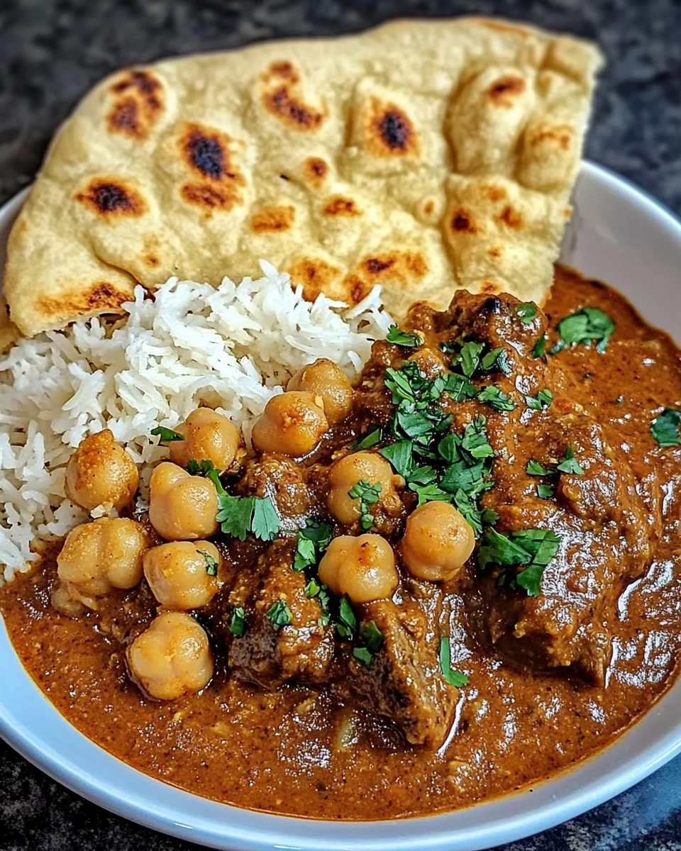 Slow-Simmered Beef Curry with Coconut and Fuding White Tea Infusion