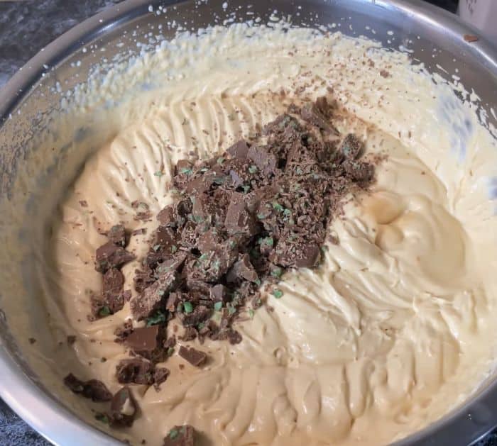 Peppermint Crisp Tart with Whipped Cream Layers