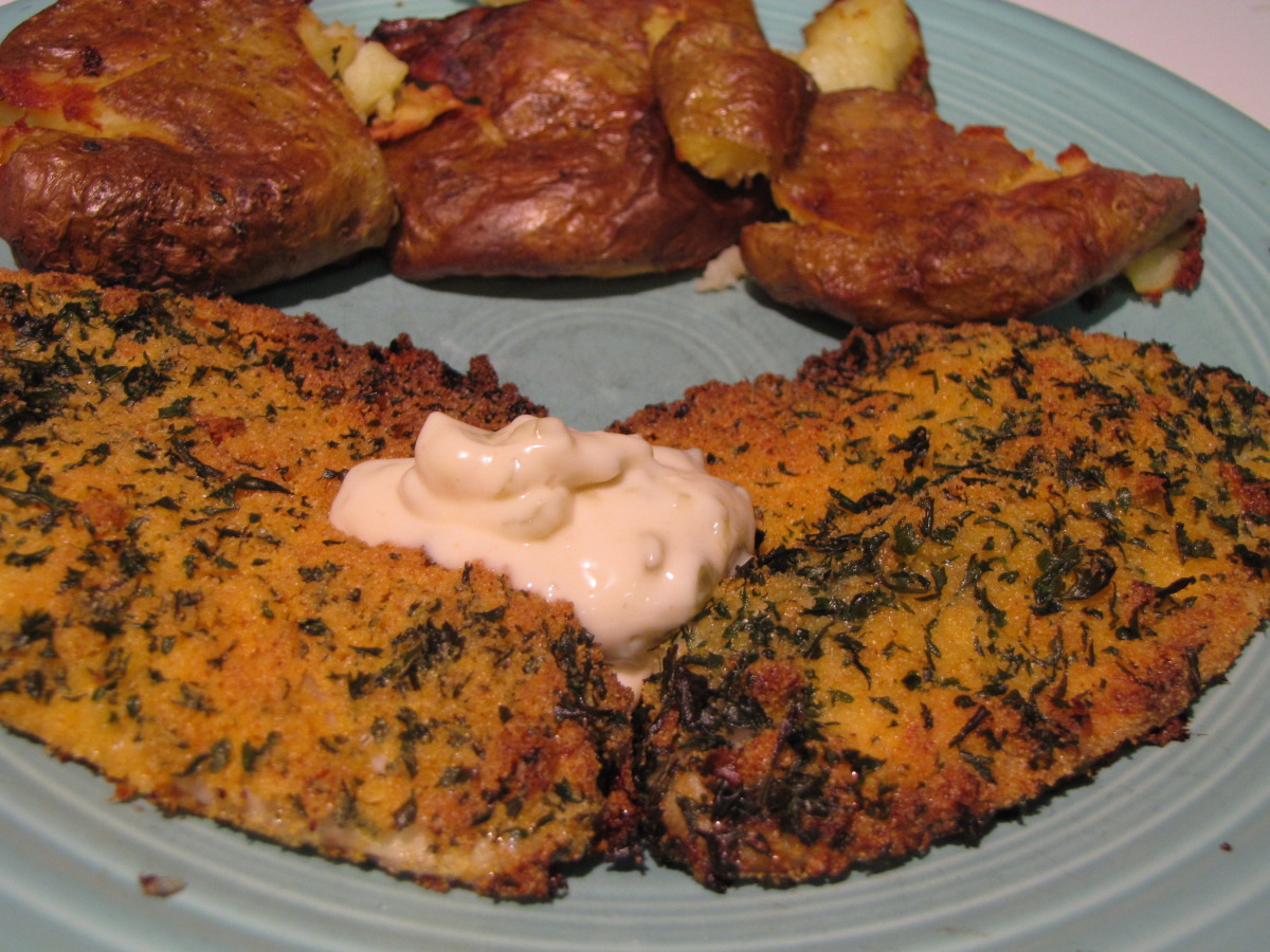 Cornmeal-Crusted Catfish with Cajun Remoulade Sauce