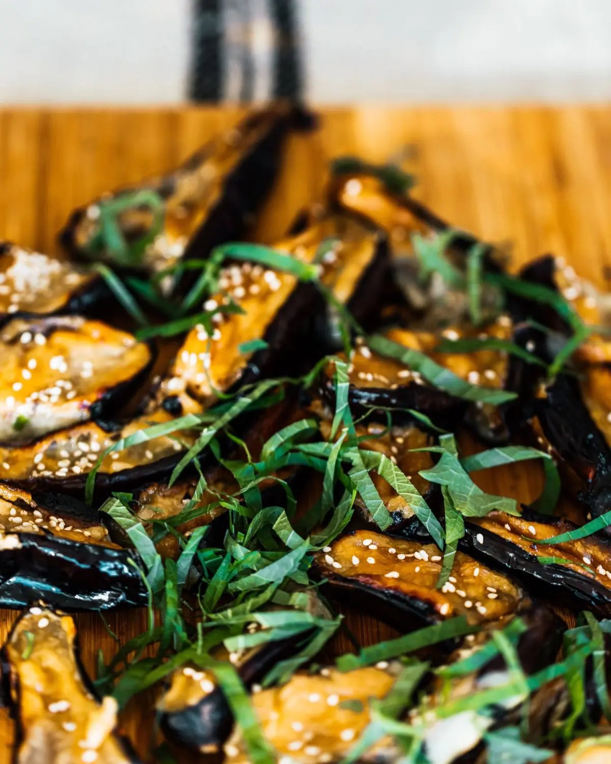 Miso-Glazed Eggplant with Sesame and Scallions