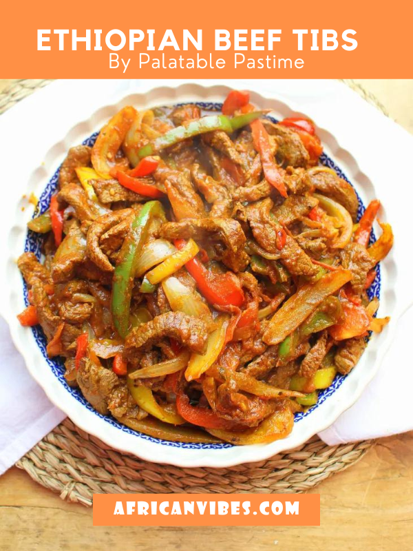 Ethiopian Spiced Beef Tibs with Garlic and Rosemary