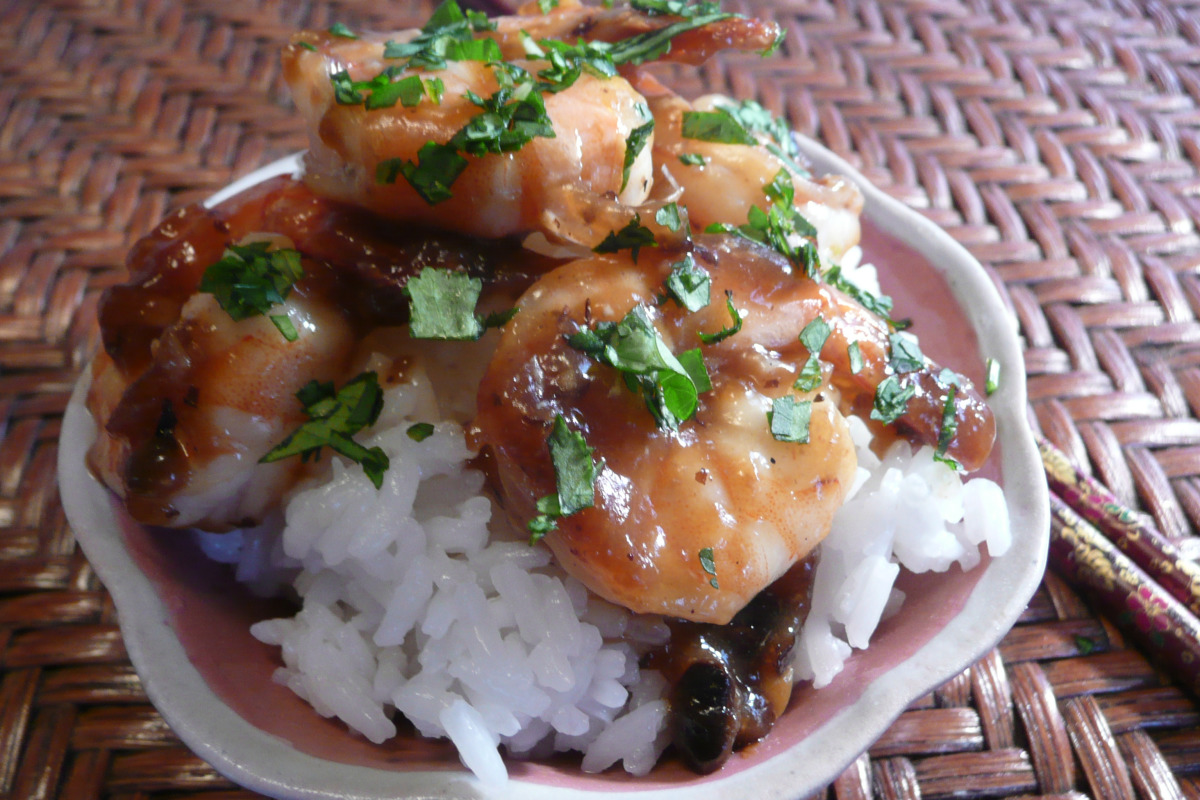 Stir-Fried Shrimp with Garlic and Black Bean Sauce