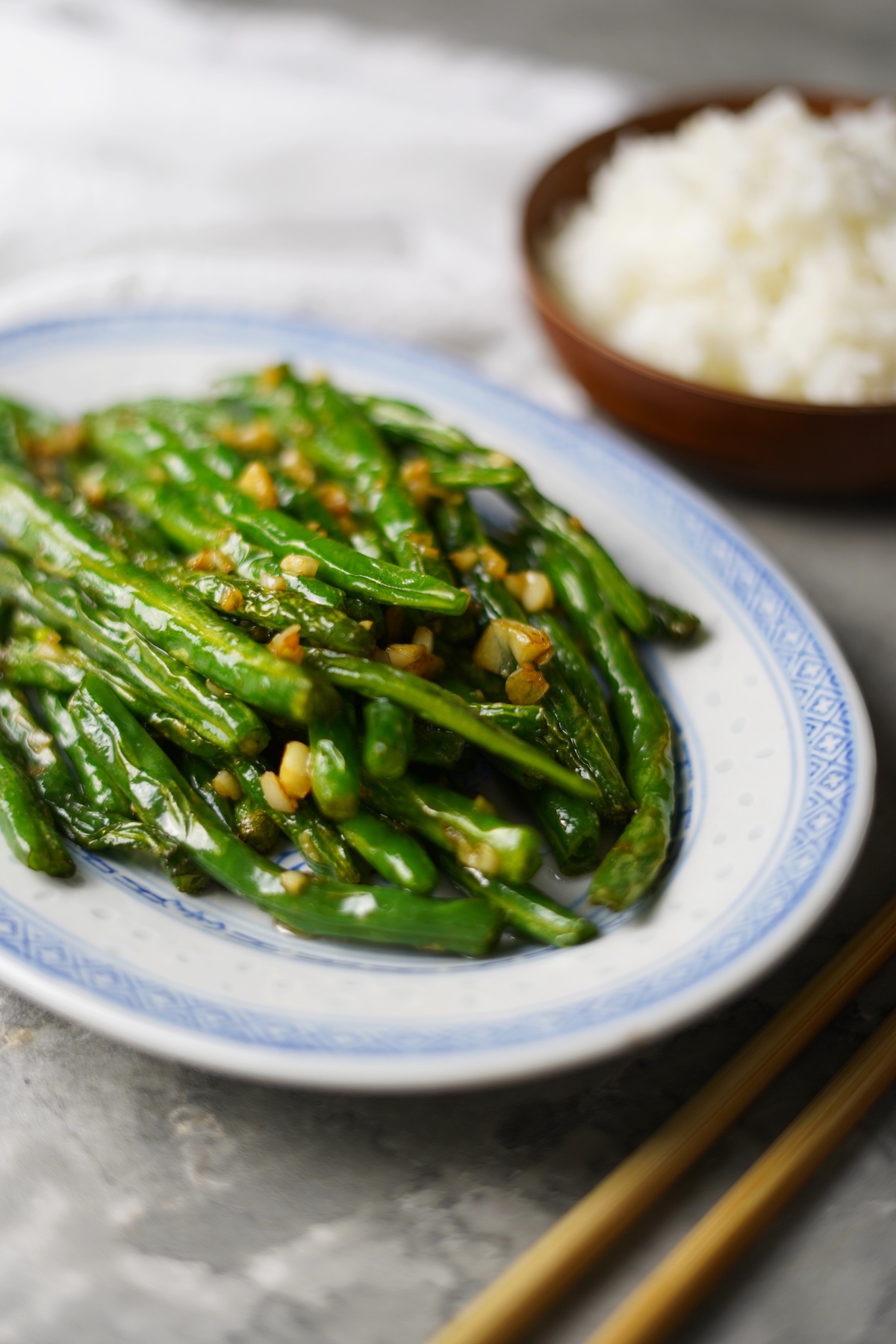 Stir-Fried Szechuan Green Beans with Garlic and Chili