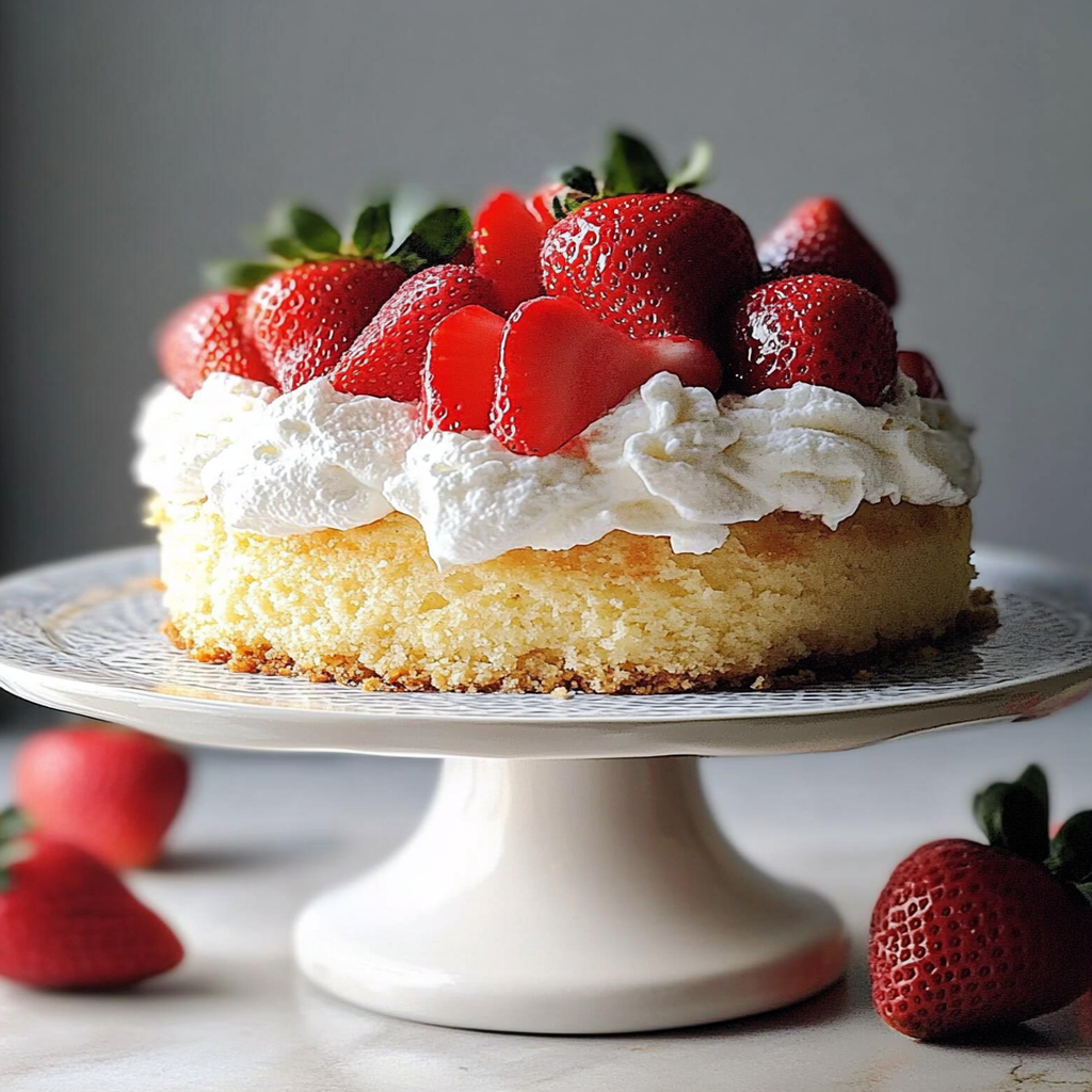 Strawberry-Rosemary Shortcakes with Whipped Honey Cream