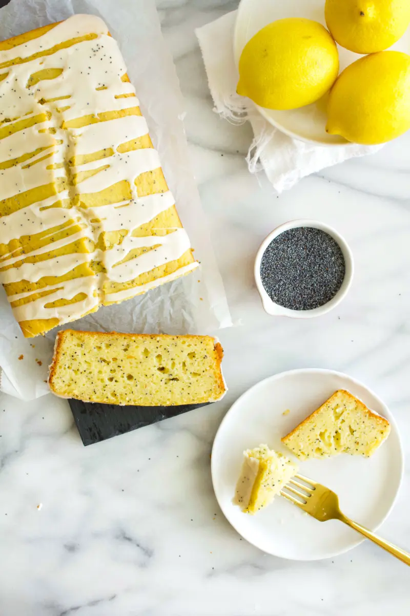 Fun Band-Inspired Lemon Poppy Seed Pound Cake