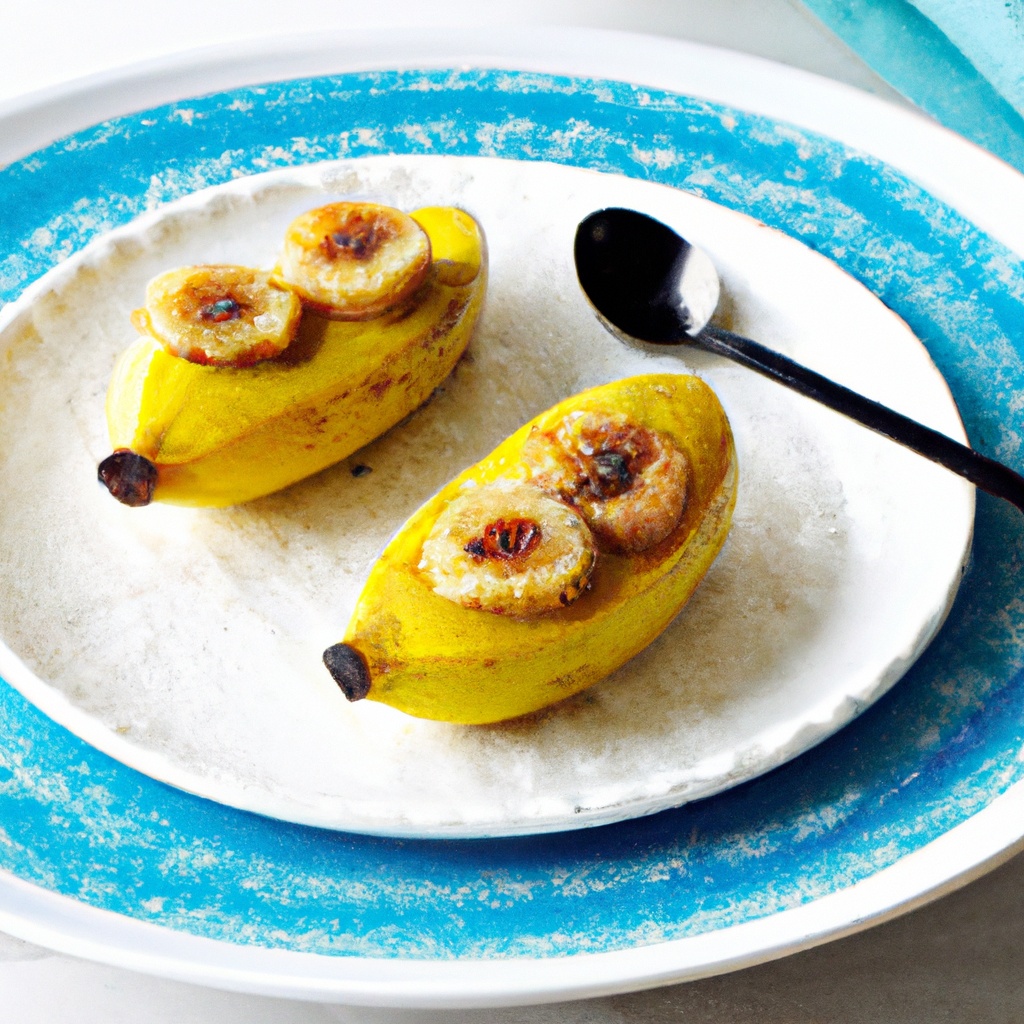 Coconut Rum-Glazed Plantains with Toasted Pecans