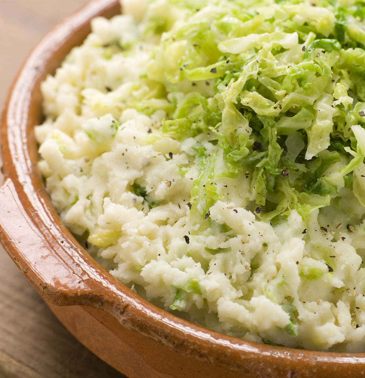 Colcannon with Cabbage and Scallions