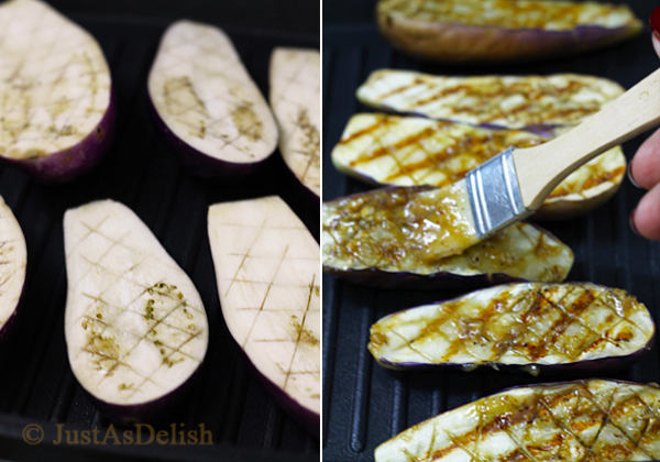 Grilled Miso-Glazed Eggplant Donburi