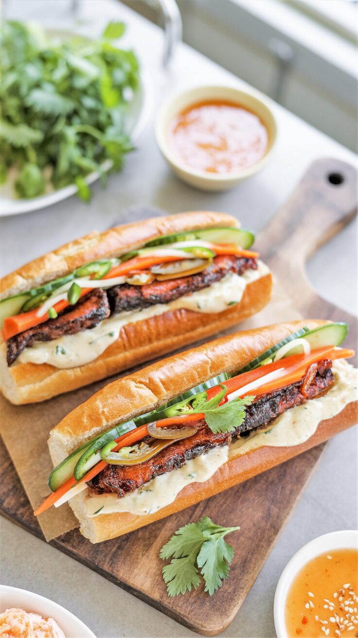 Hidden Layers Vietnamese Banh Mi Sandwich