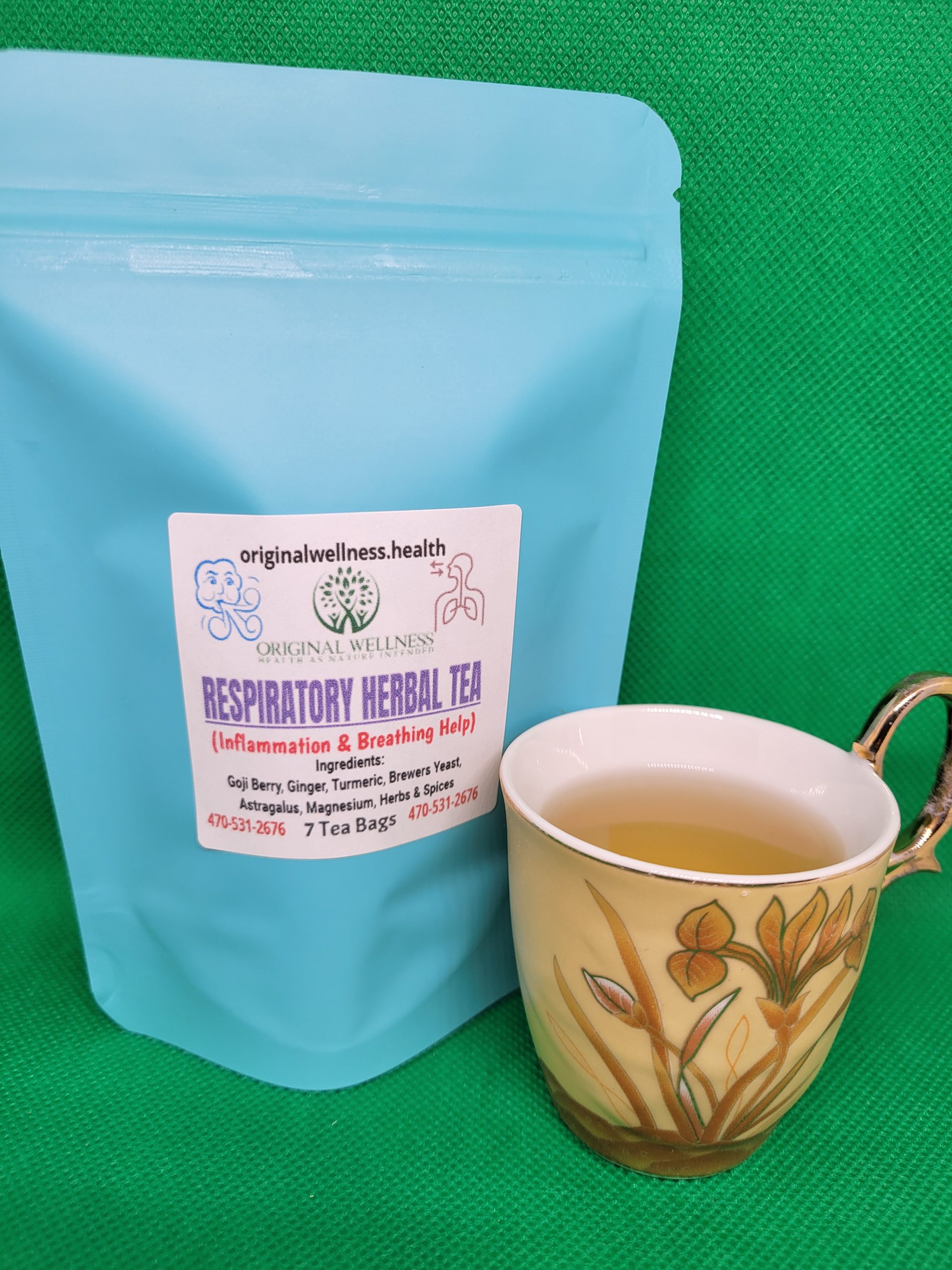 Turmeric-Honey Herbal Tea for Respiratory Comfort