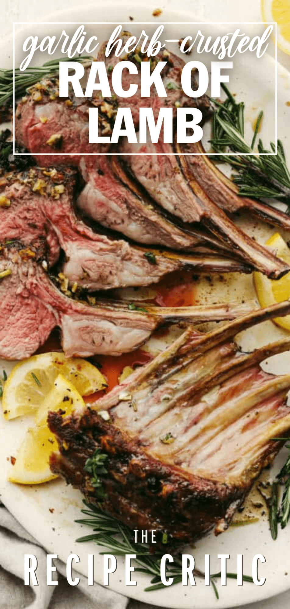 Herb-Baked Lamb Chops with Charred Eggplant and Garlic