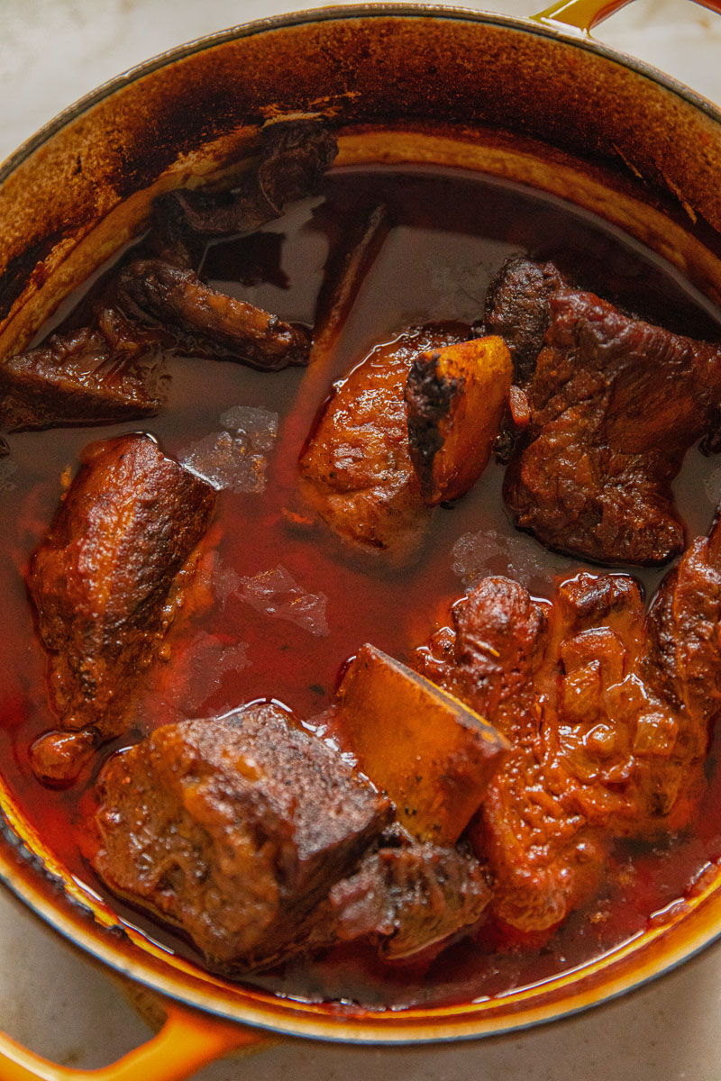 Slow Cooker Korean-Style Beef Short Ribs with Gochujang Glaze