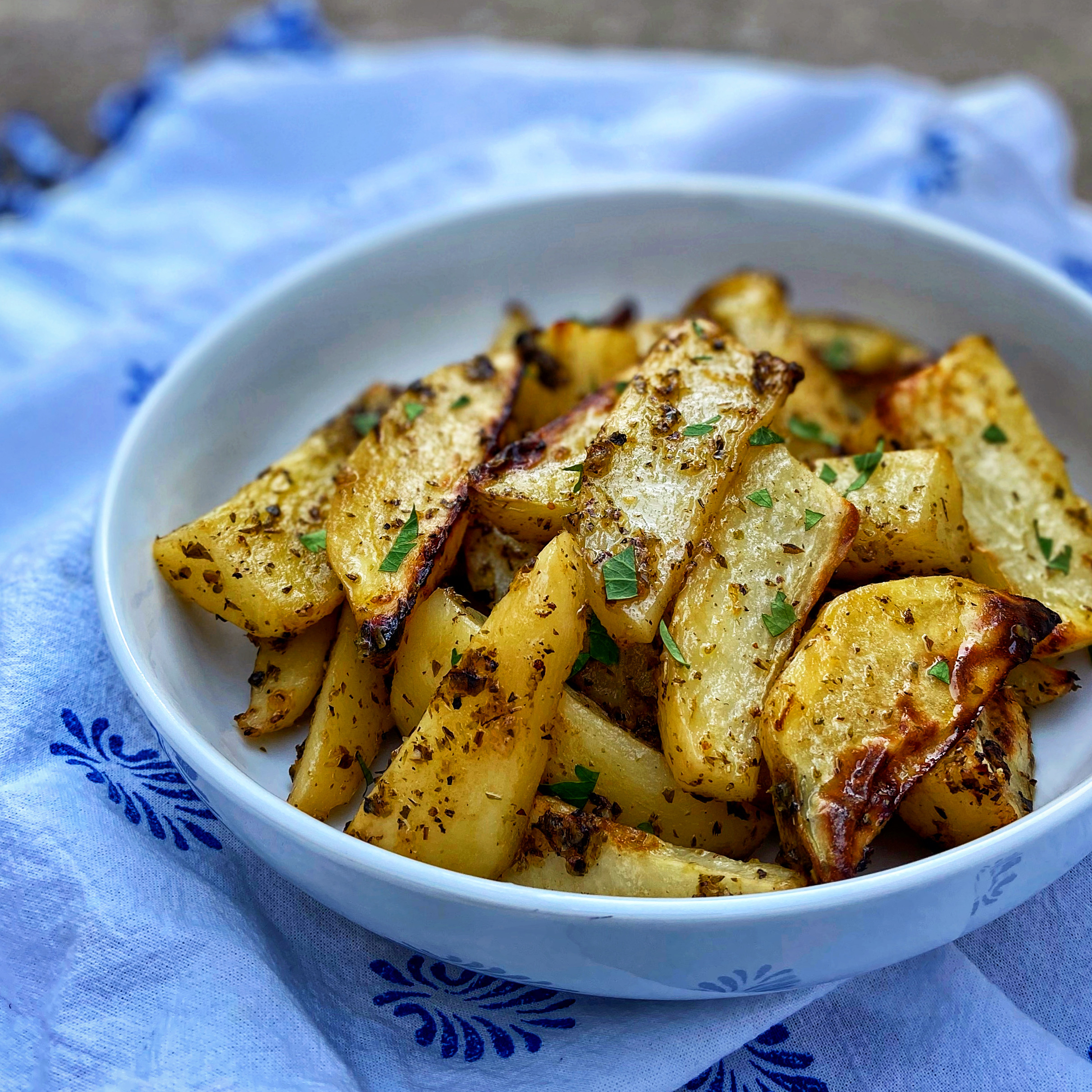Lemon-Oregano Roasted Greek Potatoes