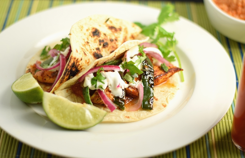 Pulled Chicken Tacos with Cilantro Lime Slaw