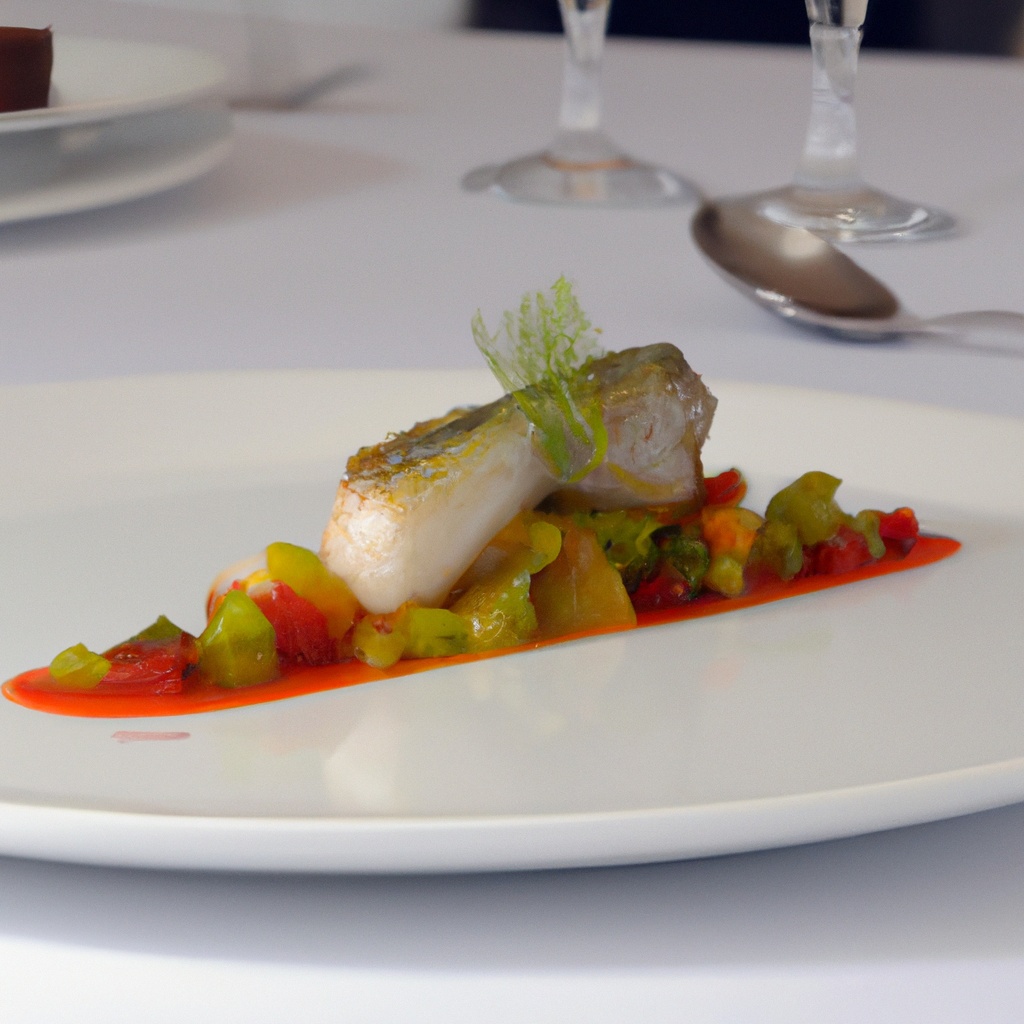 Poached Whole Fish with Bitter Herbs and Charoset Relish