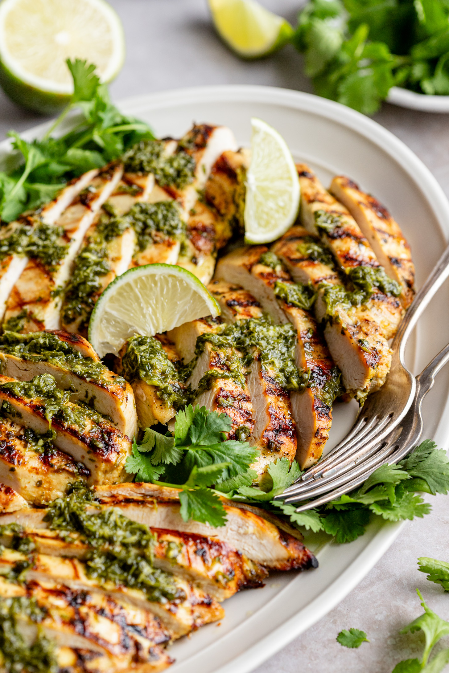 Grilled Latin American Chicken with Cilantro-Lime Marinade