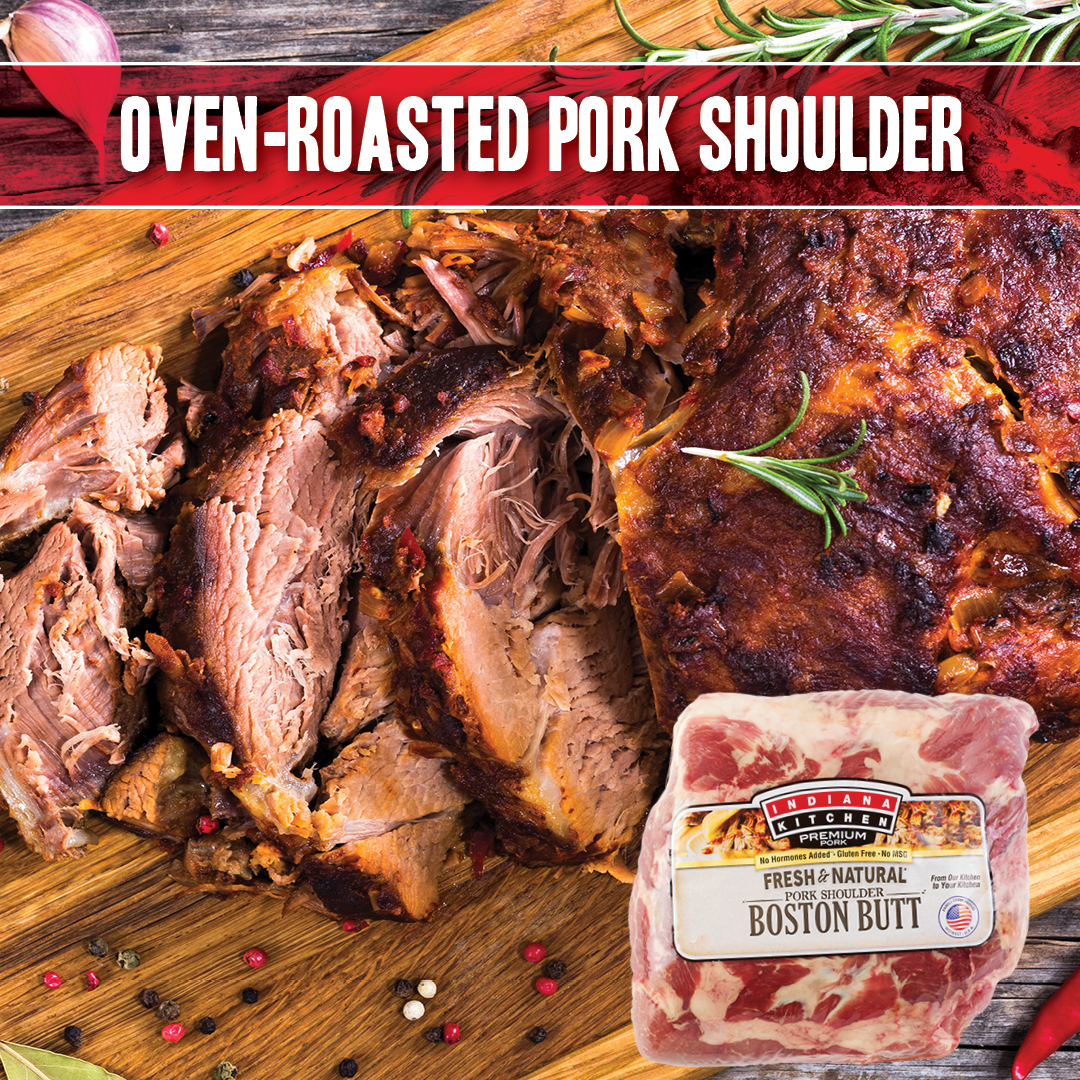 Oven-Roasted Garlic and Herb Pork Shoulder