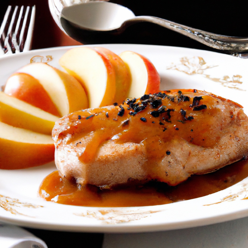 Pan-Seared Pork Loin Chops with Apple Cider Reduction