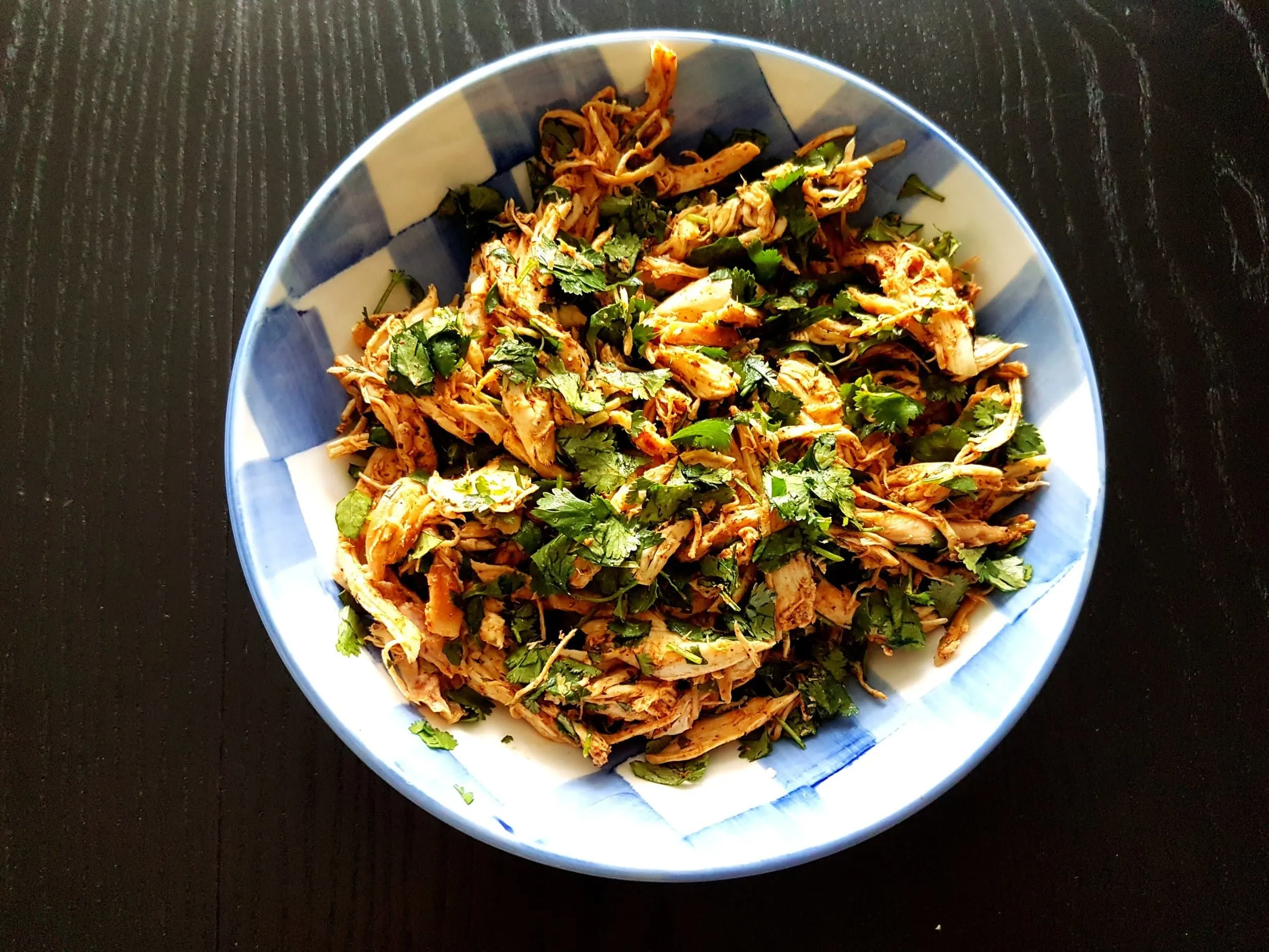 Spiced Pulled Chicken Tacos with Cilantro-Lime Slaw