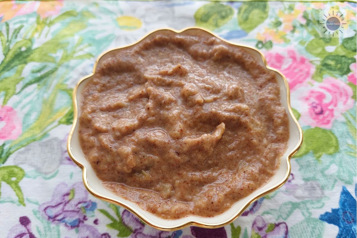 Charoset-Inspired Apple and Nut Spread