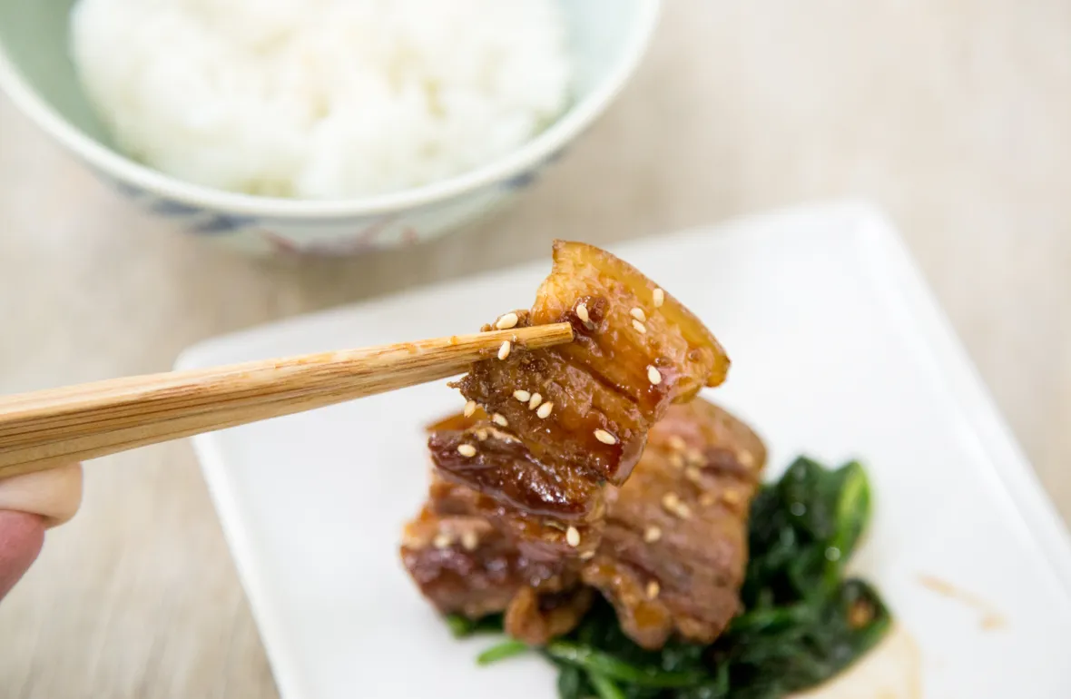 Pan-Seared Pork Belly with Honey Soy Glaze