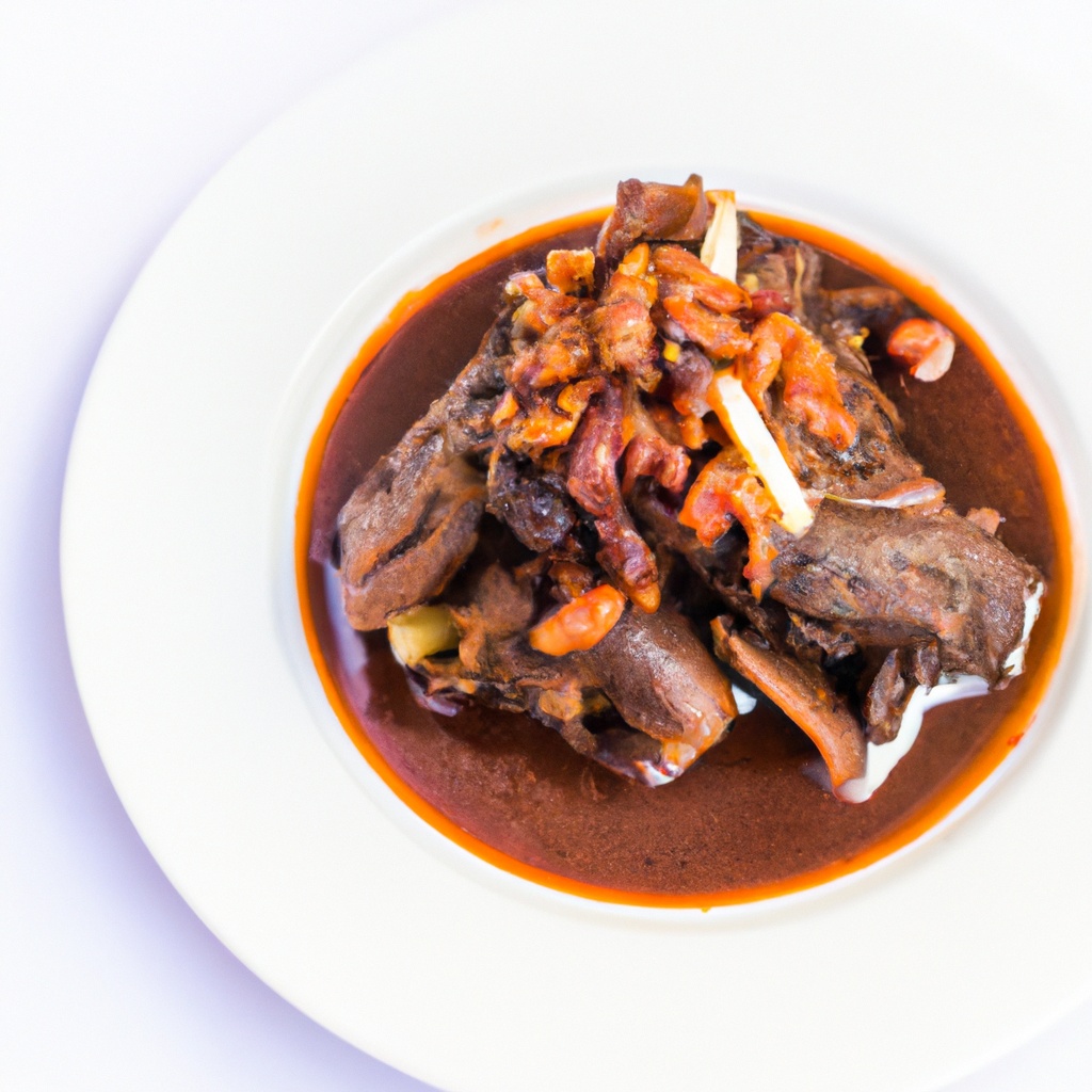 Slow-Braised Beef Short Ribs with Ancho Chile Sauce
