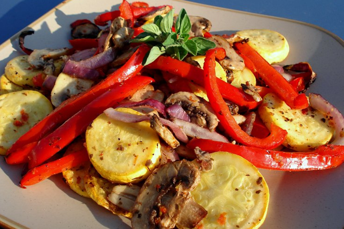 Layered Mediterranean Grilled Vegetable Stack
