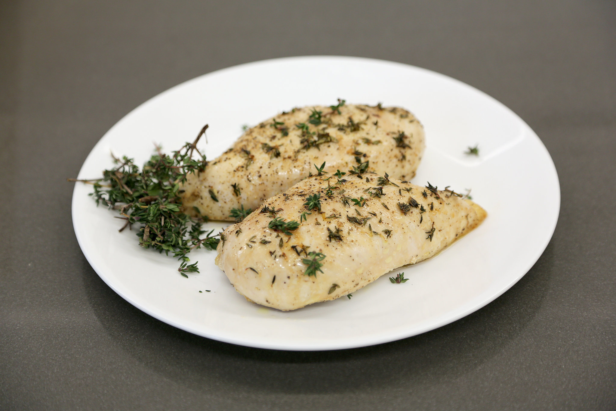 Pan-Seared Chicken with Lemon Thyme Butter Sauce