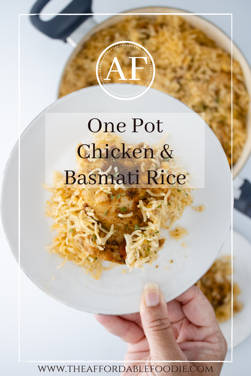 One-Pot Braised Chicken with Saffron-Infused Basmati Rice