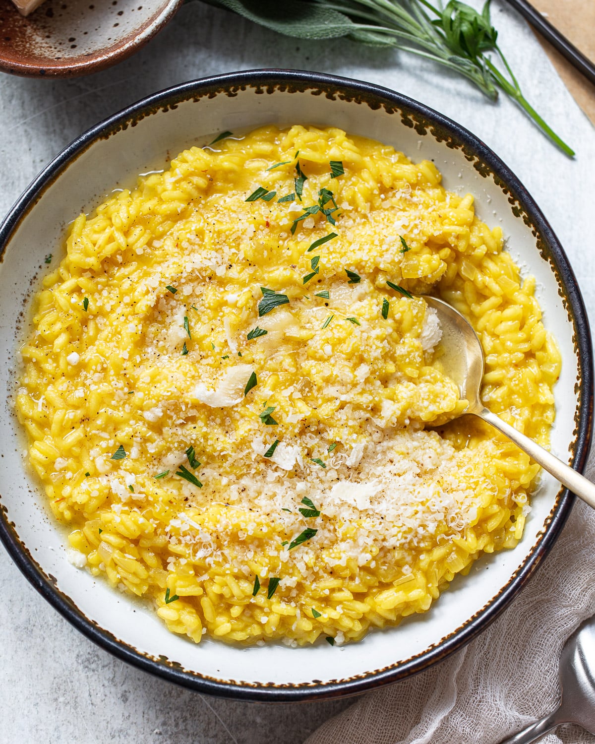 Instant Pot Mushroom and Arborio Rice Risotto