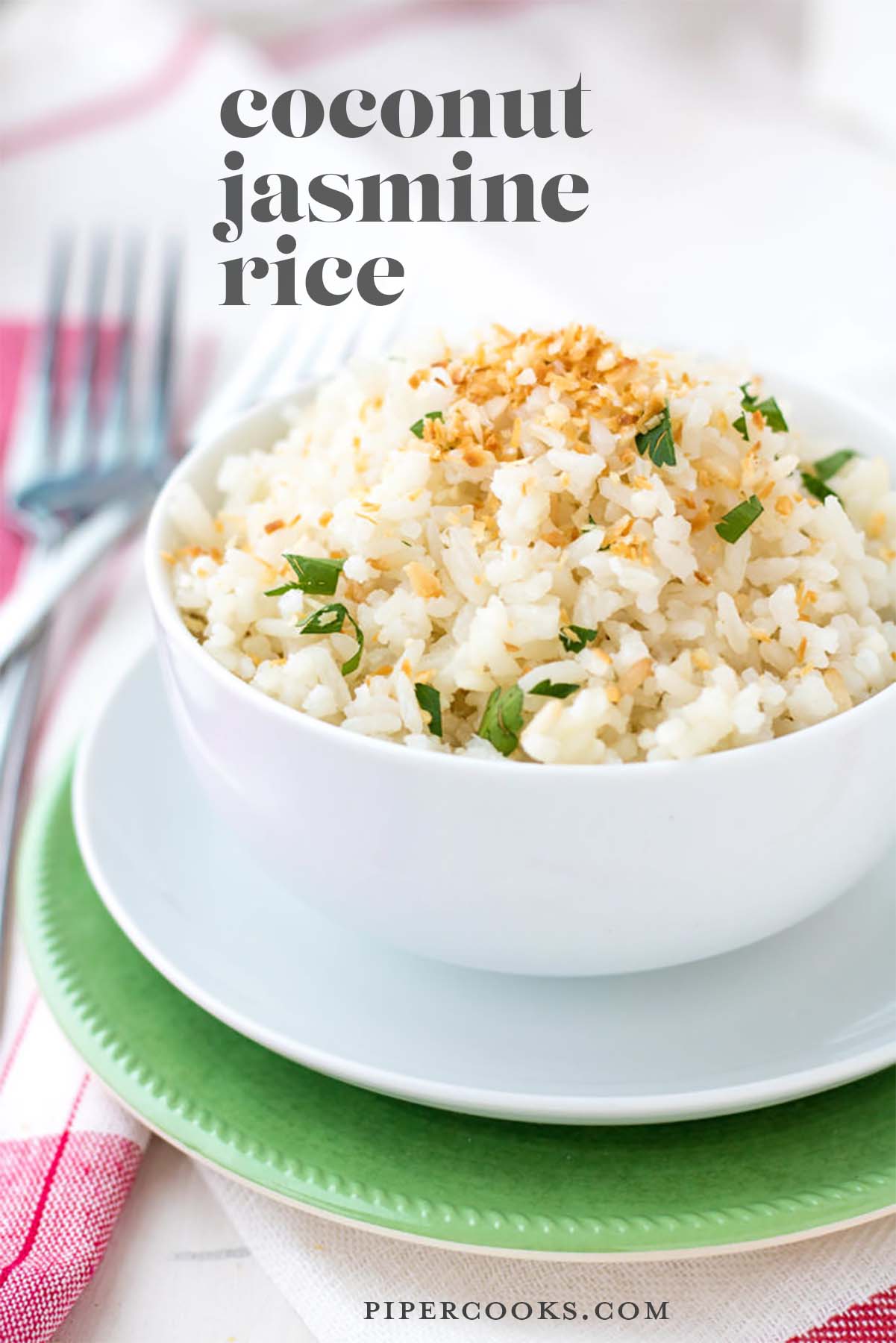 Stovetop Coconut Jasmine Rice with Toasted Cashews and Lime