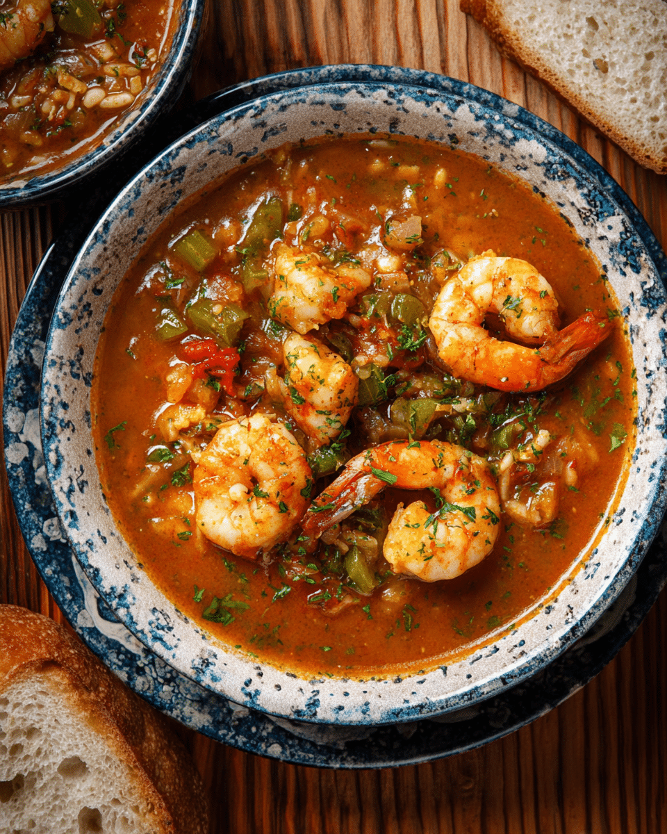 Spicy Shrimp Étouffée with Cajun Roux