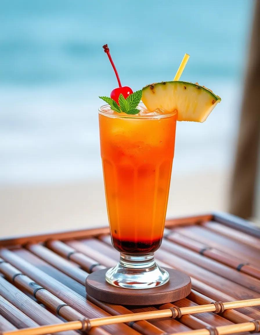 Tiki-Inspired Mai Tai Cocktail with Fresh Citrus