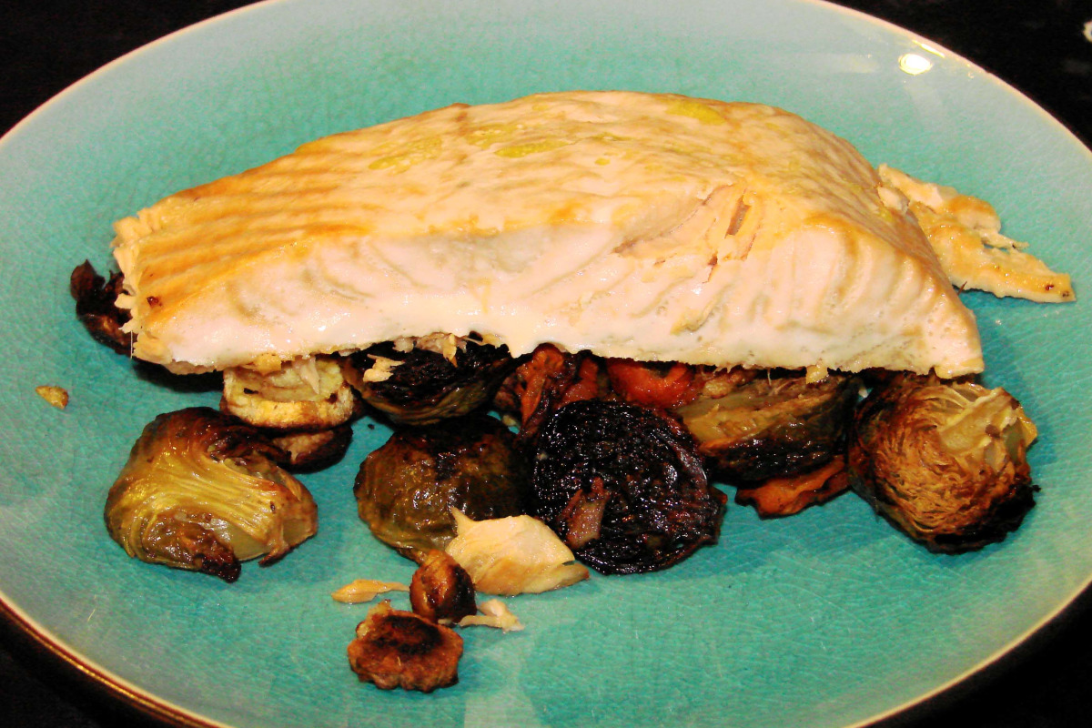 Pan-Seared Salmon with Roasted Root Vegetables