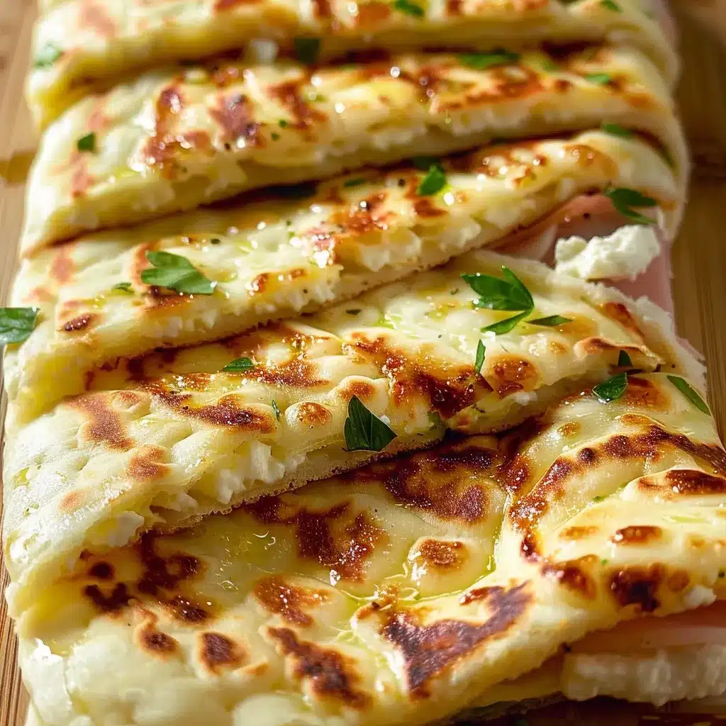 Cassava Flour Flatbread with Brazilian Cheese and Scallions