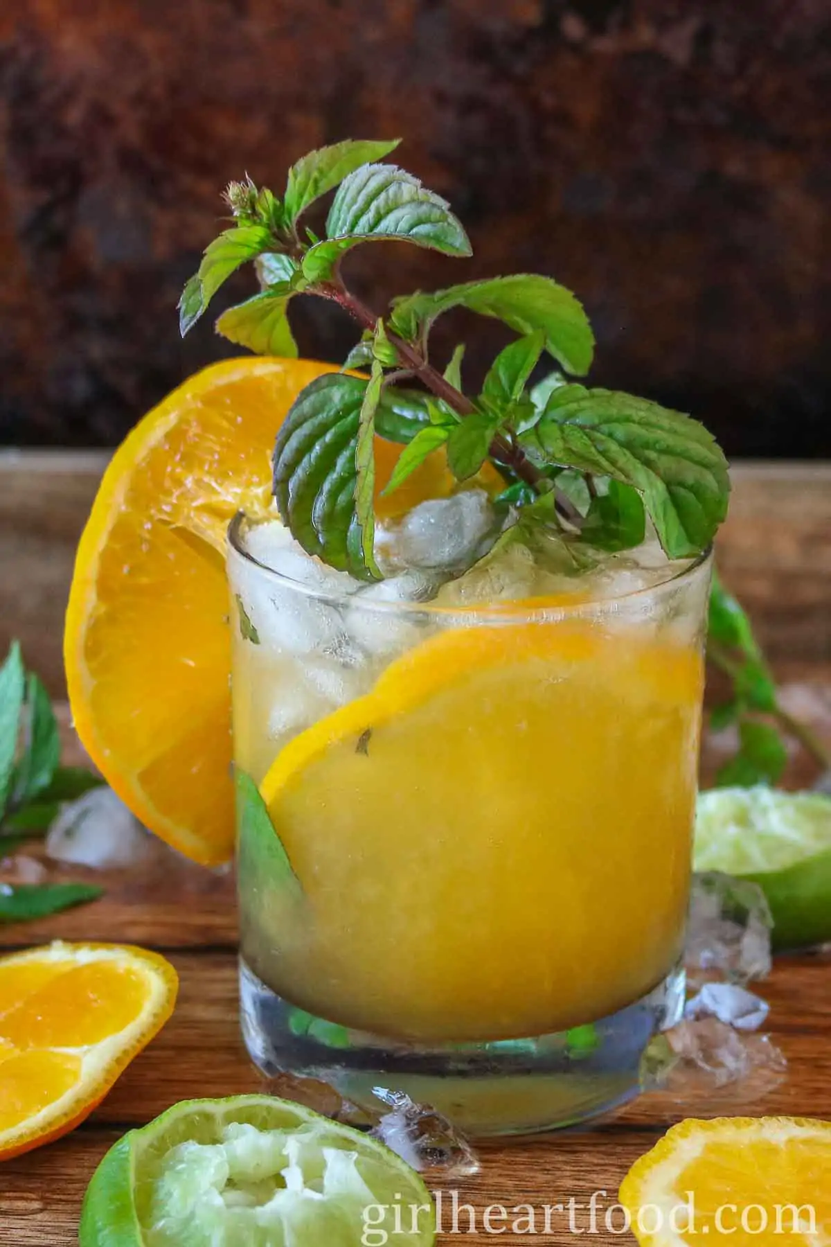 Cold-Hopped Citrus IPA Cocktail with Fresh Herbs