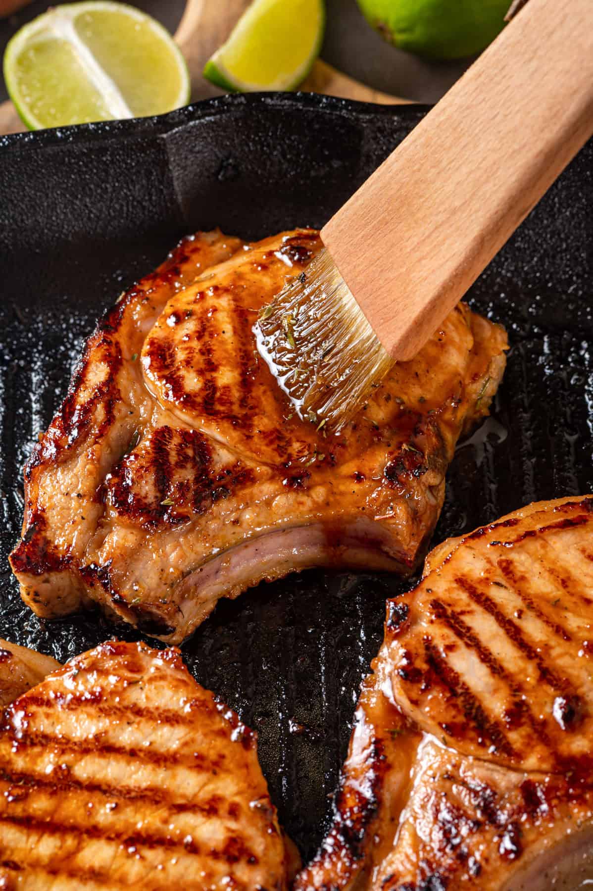 Crispy Pan-Seared Pork Chops with Mango Salsa