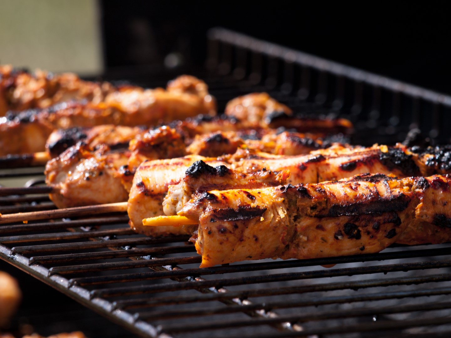 Grilled Citrus-Marinated Chicken Skewers