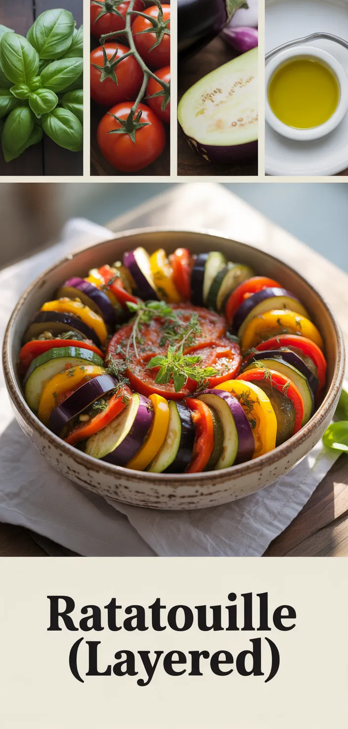 High-Rise Layered Vegetable Ratatouille