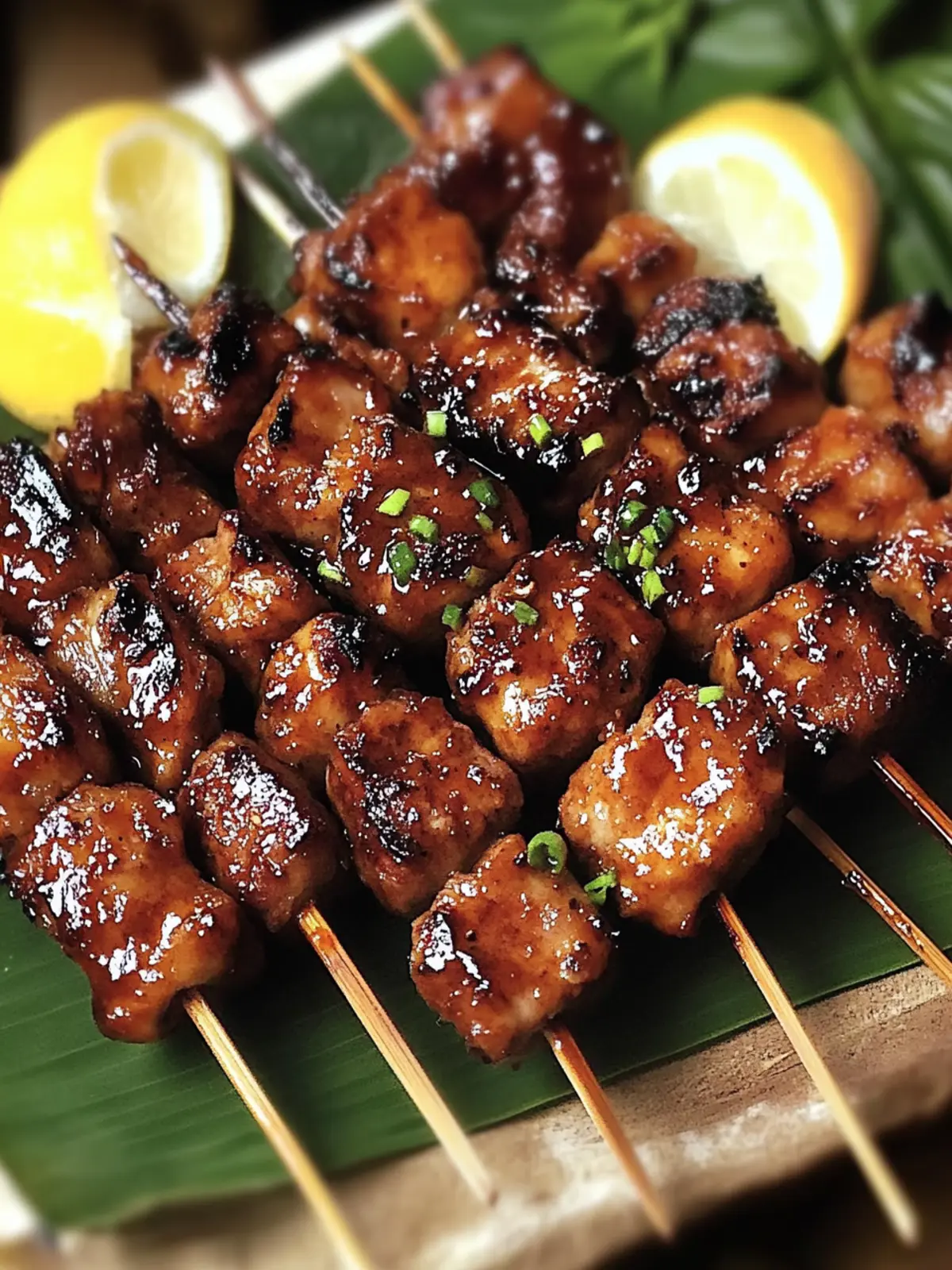 Grilled Filipino-Style Sweet and Savory Pork Barbecue Skewers