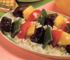 Skewered Beef Heart with Spicy Brazilian Vinaigrette