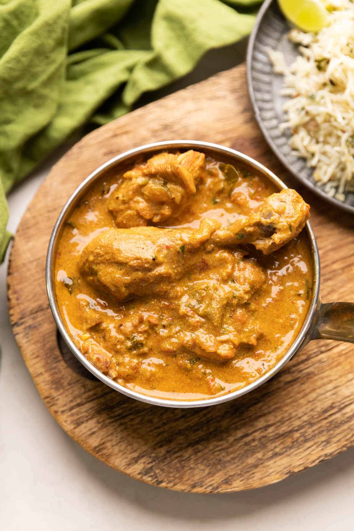 Instant Pot Chicken Curry with Coconut and Spinach