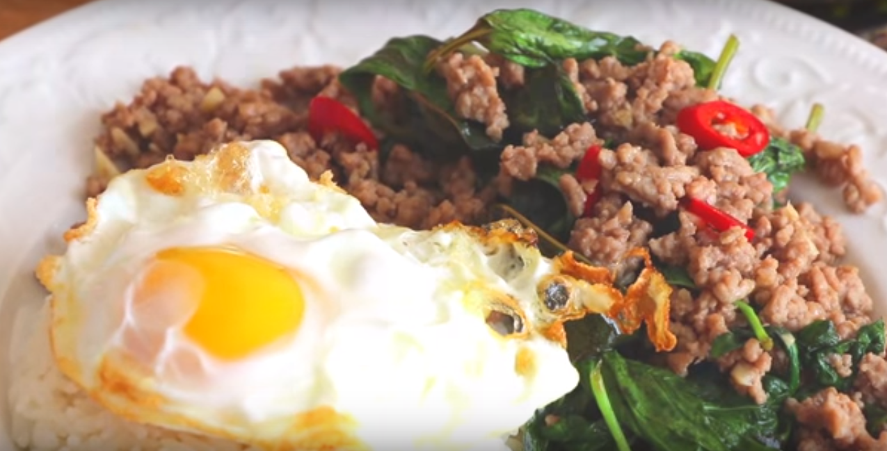 Crispy Thai Basil Pork Stir-Fry with Chili and Garlic