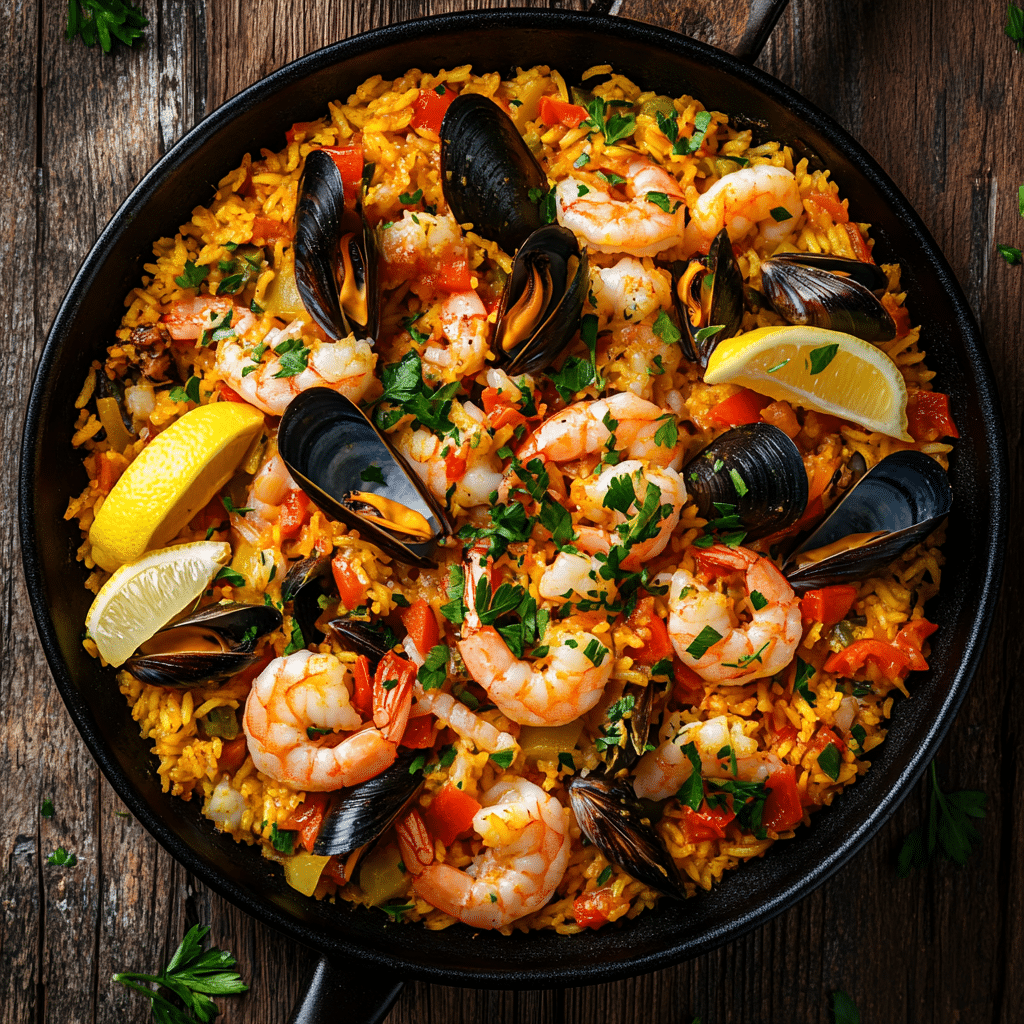 The Best Seafood Paella