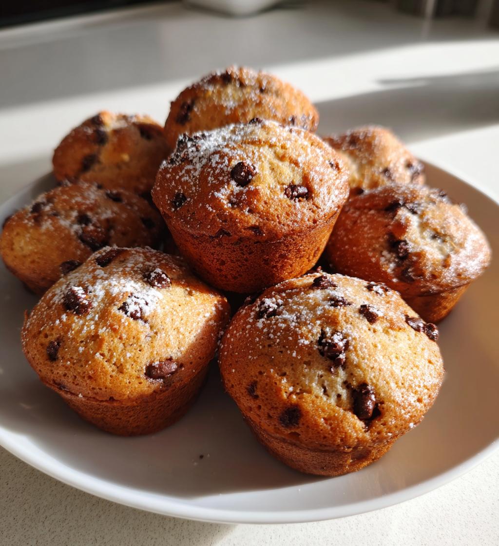 Baked Oatmeal Muffins with Blueberries, Mini Chocolate Chips, and Walnuts