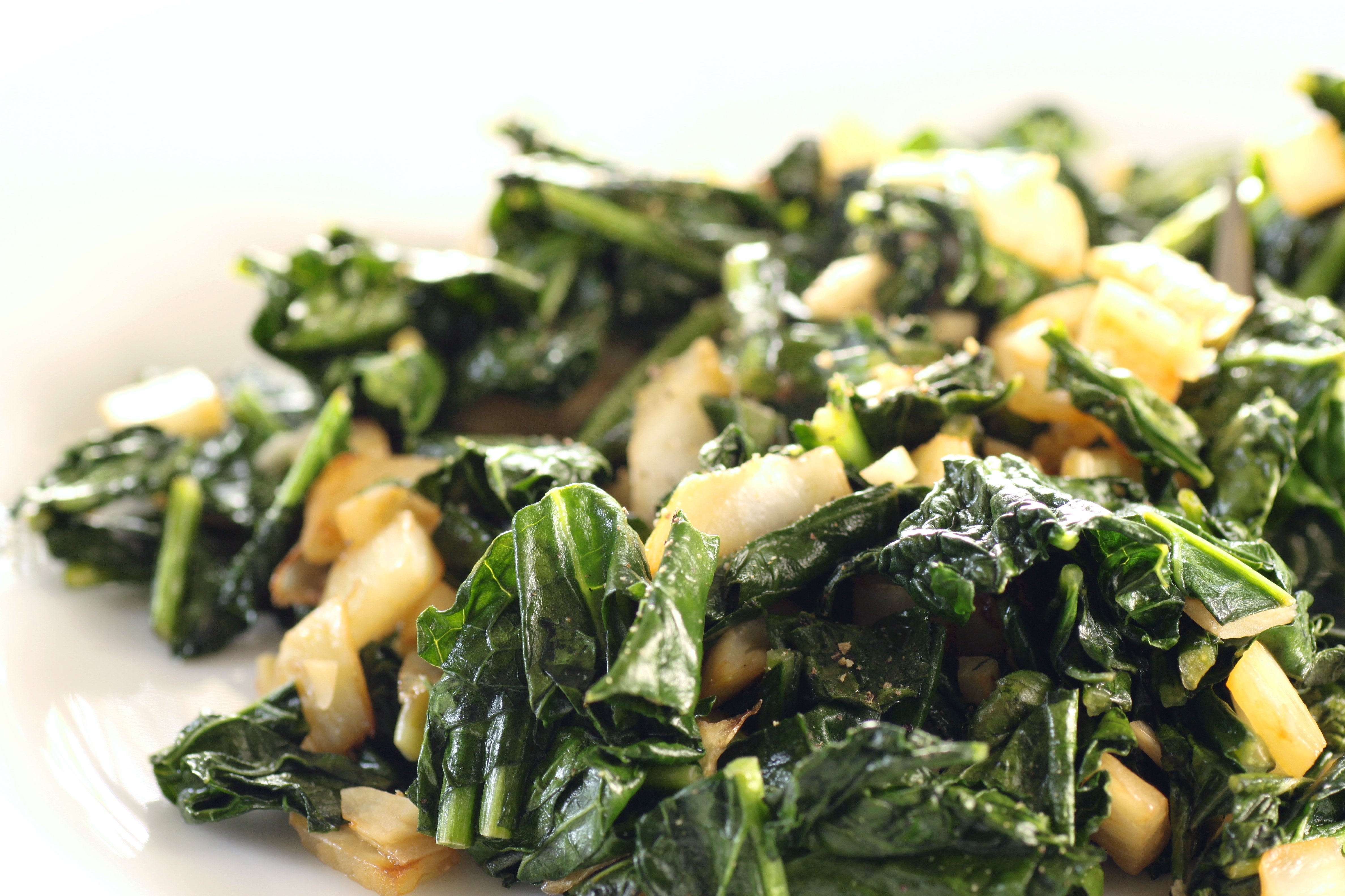 Sautéed Swiss Chard with Garlic and Lemon Zest