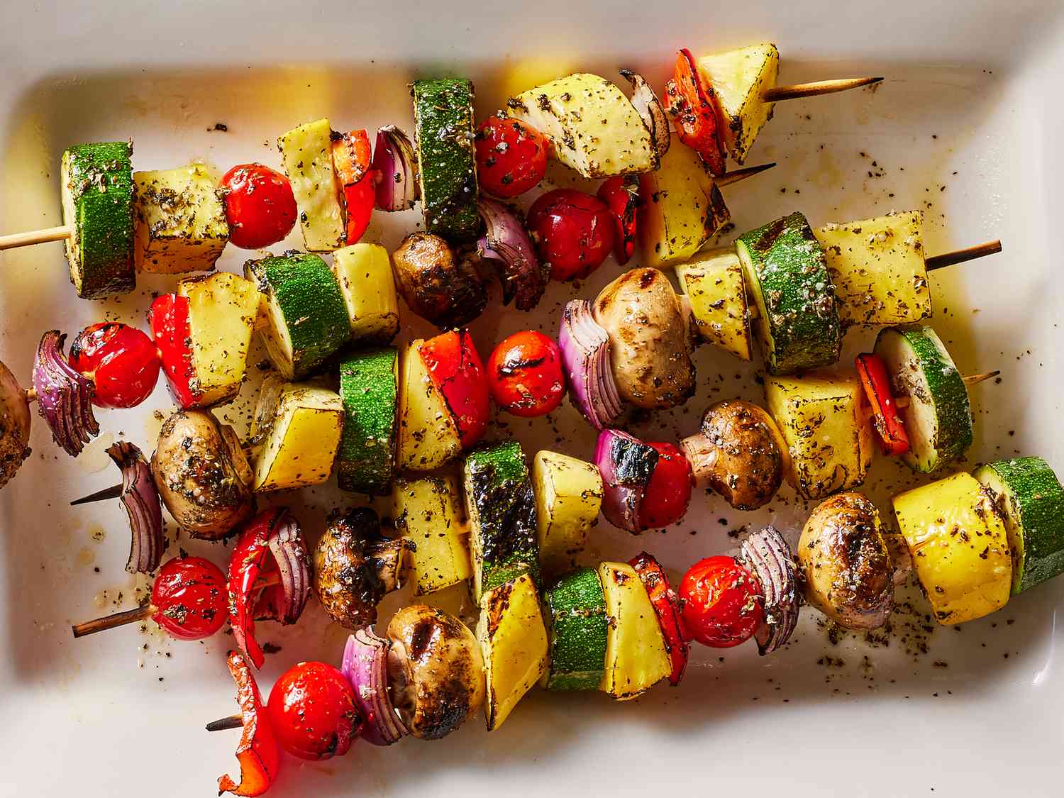 Ember-Grilled Vegetable Skewers