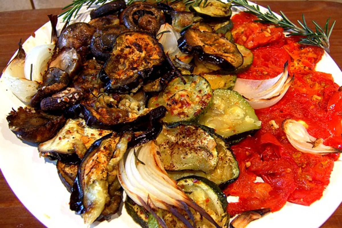 High-Rise Layered Mediterranean Vegetable Bake