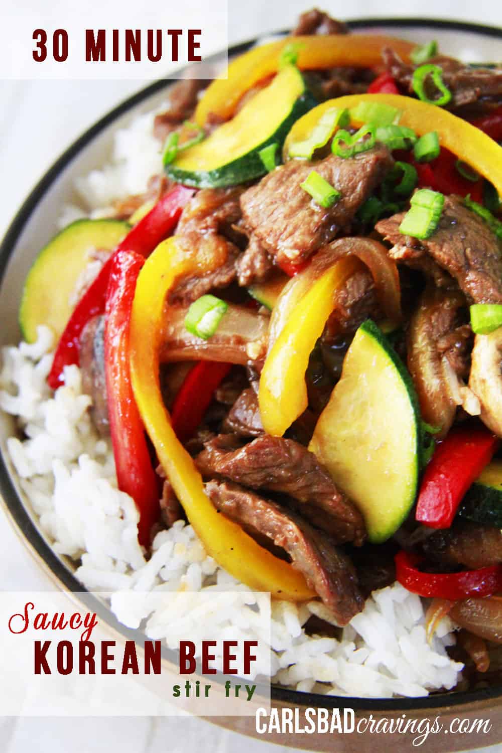 Elevated Spicy Korean Beef Stir Fry with Scallions