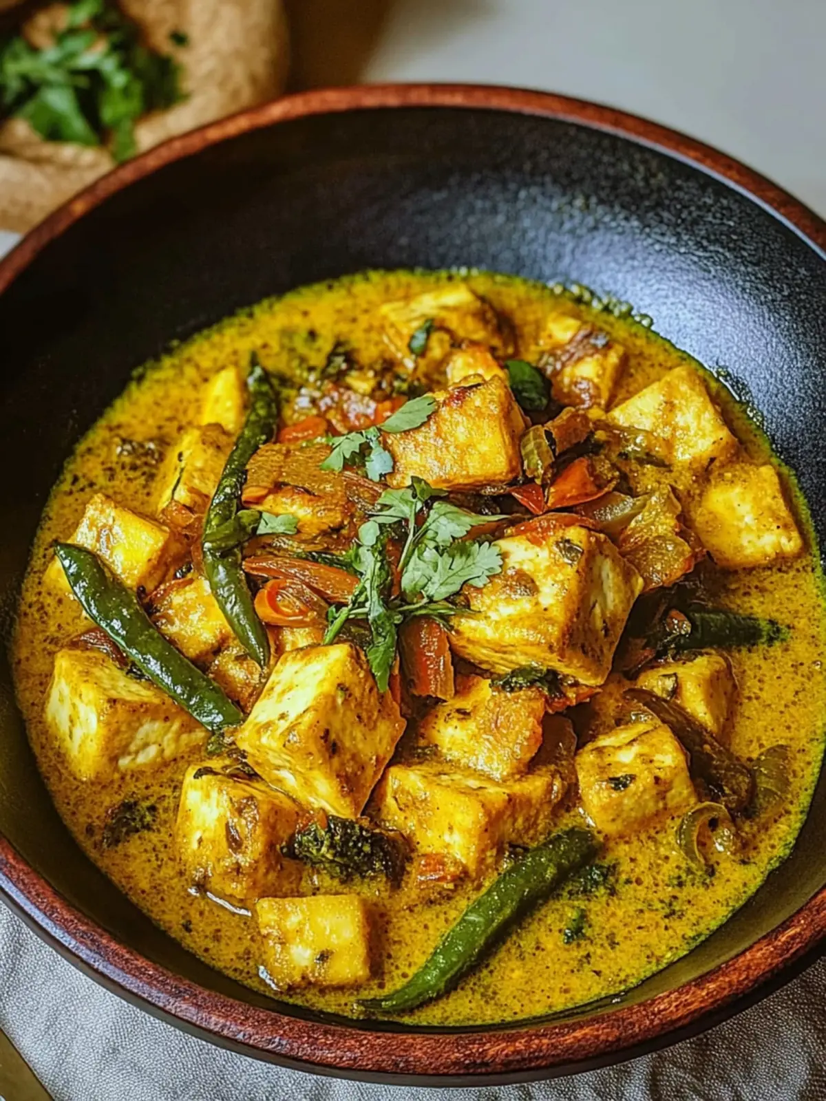 Kashmiri Paneer and Walnut Yakhni Curry